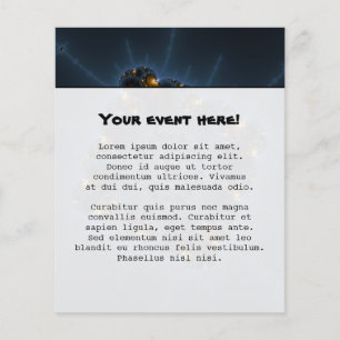 Flyer Noite Prowler - Arte Fractal