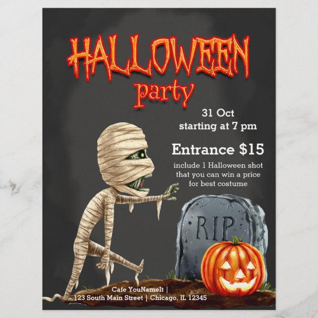 Flyer Noite Spooktacular (Frente)