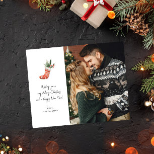 Flyer Nota de Natal do Orçamento Foto Natal