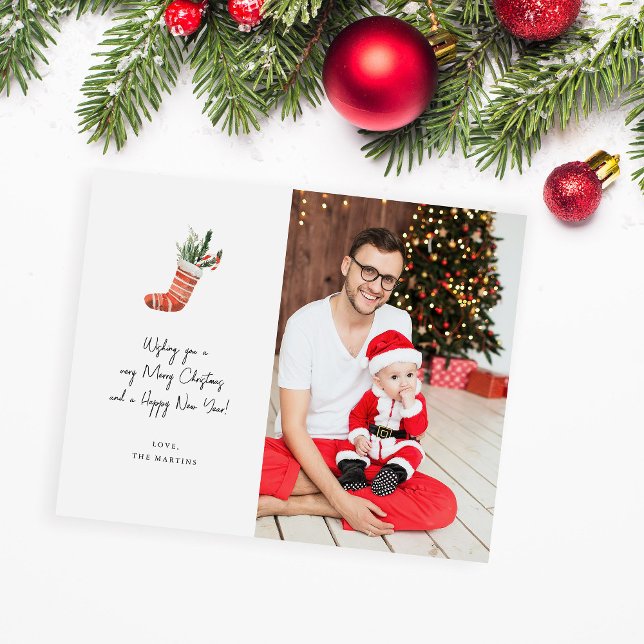 Flyer Nota de Natal do Orçamento Foto Ver Natal (Criador carregado)