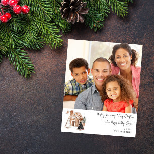 Flyer Nota sobre Gingercake House e Cookies de Natal