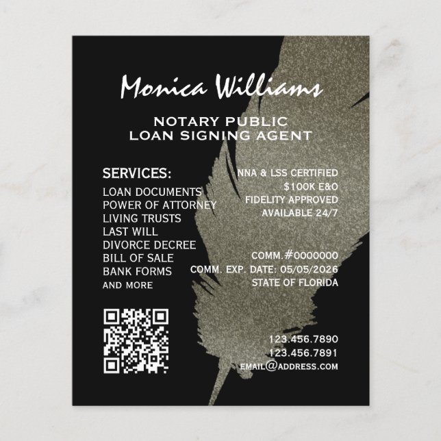 Flyer Notícia de pena de ouro (Frente)