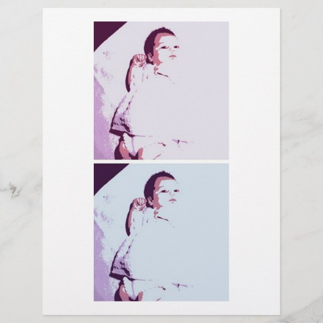 Flyer Novas gêmeas bebês (Frente)