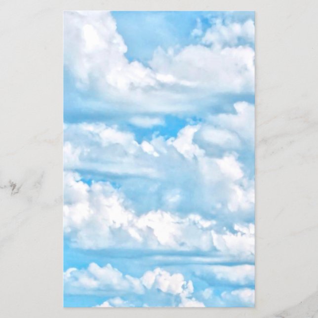 Flyer Nuvens Sunny Felizes Festivas Fundo (Frente)