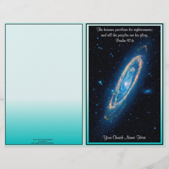 Flyer O Boletim da Igreja do Vazio dos Céus (Frente)