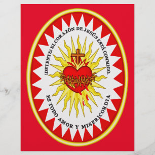 Flyer O Coração de Jesus Mais Sagrado