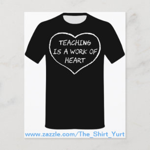 Flyer O ensino é um trabalho do coração