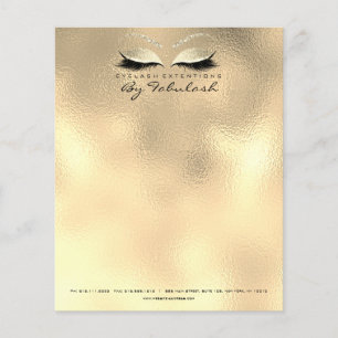 Flyer O estúdio da beleza chicoteia o estilista