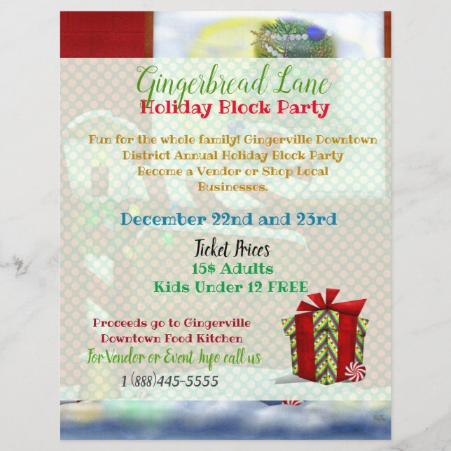 Flyer O EVENTO DO Natal Do Workshop (Frente)