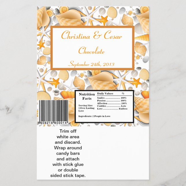 Flyer O Grande Arrastão de Bar de Hershey Assorted Seash (Frente)