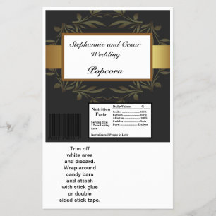 Flyer O Grande Invólucro de Bar de Hershey Dourado e o D