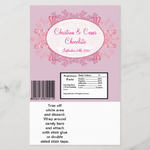 Flyer O Grande Invólucro de Bar de Hershey, rosa/Púrpura