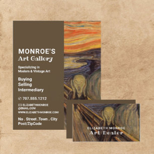 Flyer O Gritar De Edvard Munch, Art Dealer, Galeria