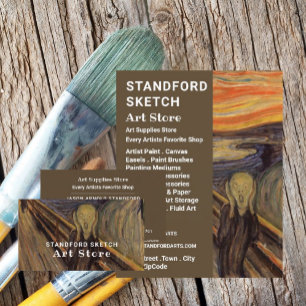 Flyer O Gritar De Edvard Munch, Loja De Suprimentos De A