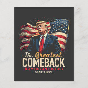 Flyer O maior retorno da história americana