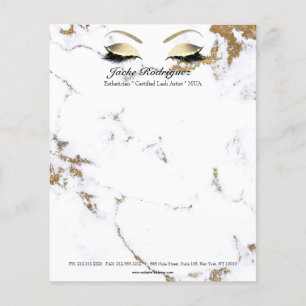 Flyer O MOA chicoteia o mármore do ouro do estilista da