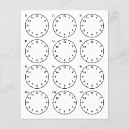 Flyer O professor de ajuda ao ensino conta a hora