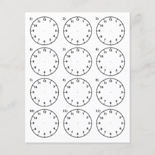 Flyer O professor de ajuda ao ensino conta a hora