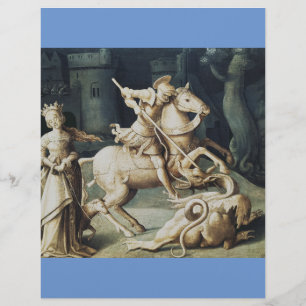 Flyer O santo George e o Dragão