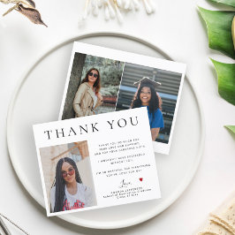 Flyer Obrigado de graduação de foto de orçamento