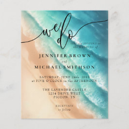 Flyer Ocean Beach Watercolor Signature We do