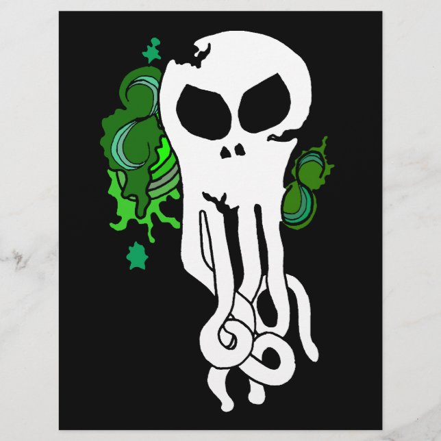 Flyer Octo esverdeado (Frente)