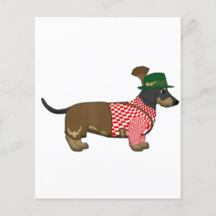 Flyer Octoberfest 2018 - Engraçado alemão Dachshund Co