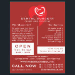 Flyer Odontologia do logotipo de dente de coração branco<br><div class="desc">Logotipo de Dente de Coração Branca,  Odontologia,  Folheto de Propaganda Dentista pela Loja de Cartão de visita.</div>