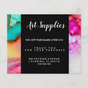 Flyer Ofereça ao marketing novo endereço do cupão com