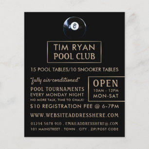 Flyer Oito Bailes, Clube de Piscinas, Publicidade do Clu