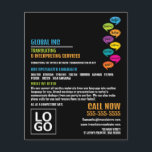 Flyer Olá, Design, Tradutor e Intérprete<br><div class="desc">Olá,  Design,  Tradutor E Intérprete E Folhetos De Publicidade Da Loja Cartão de visita.</div>