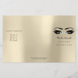 Flyer Olhos de marfim Olhos de maquilhagem Lashes DL 3 F