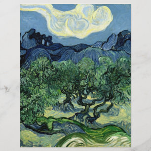 Flyer Oliveiras de Vincent van Gogh (1889)