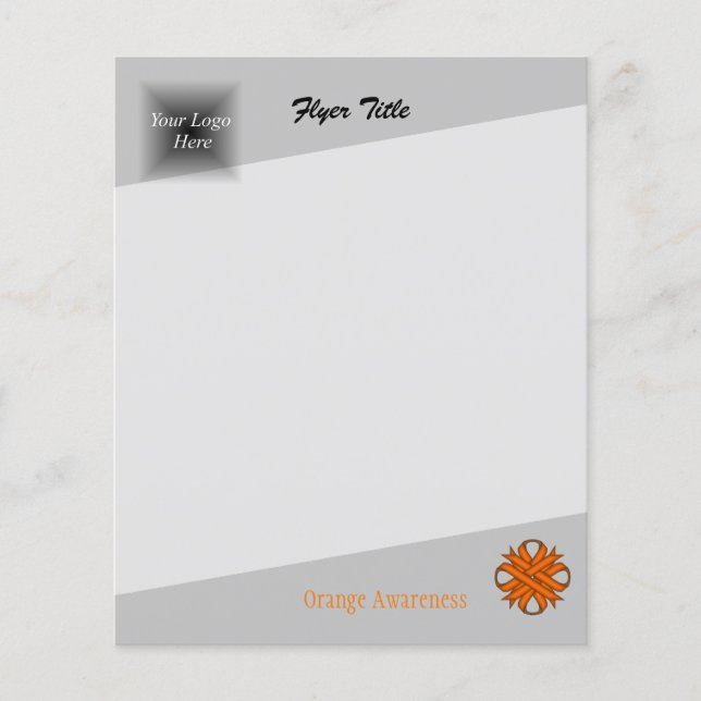 Flyer Orange Clover Ribbon por Kenneth Yoncich (Frente)