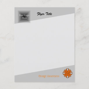 Flyer Orange Clover Ribbon por Kenneth Yoncich