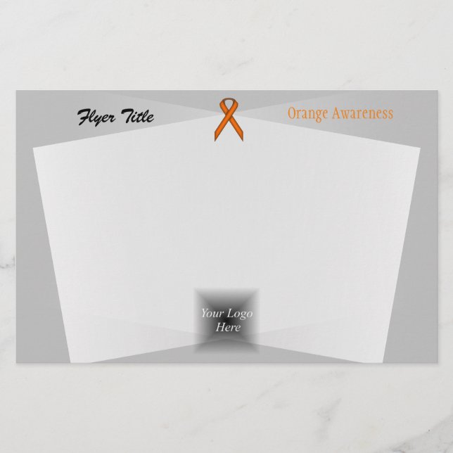 Flyer Orange Standard Ribbon por Kenneth Yoncich (Frente)