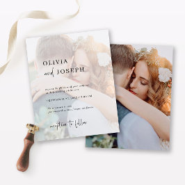 Flyer Orçamentista Minimalista | Convite de Casamento co