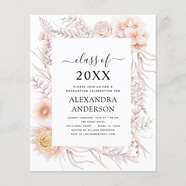 Flyer Orçamento 2023 Graduação Bho Chic Dusty Deserto Ro (Frente)