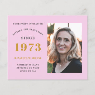 Flyer Orçamento 50º Convite de Aniversário de 1973