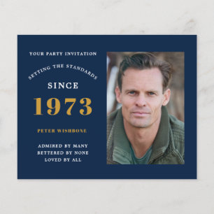 Flyer Orçamento 50º Convite de Aniversário de 1973