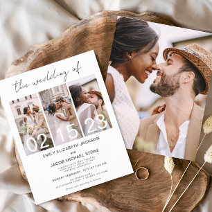 Flyer Orçamento A Foto De Casamento Simples E Minimalist