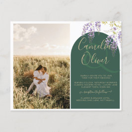 Flyer Orçamento All-in1 PHOTO Wedding Wisteria Código QR