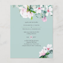 ORÇAMENTO BAIXO Magnólias Rosa Eucalipto Lilás Cas