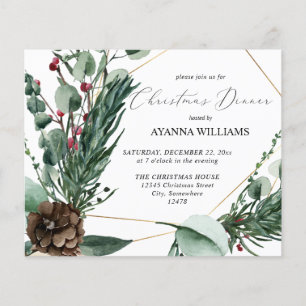 Flyer Orçamento Berries de inverno e Janto de Natal de P