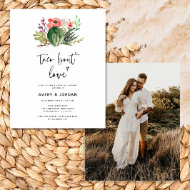 Flyer Orçamento Cactus Taco Sobre Casais De Amor Convite