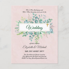 Flyer Orçamento CASA DE CATHOLIC CASAMENTO CRISTÃO com V