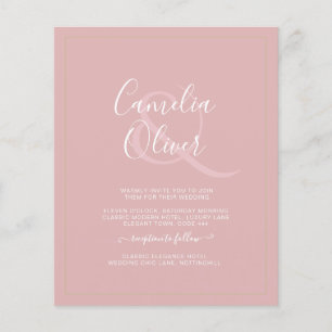 Flyer ORÇAMENTO Casamento Monocromático Ampersand All-in