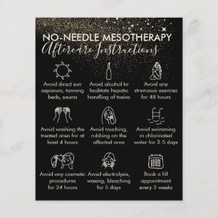 Flyer Orçamento de cuidados pós Mesoterapia sem agulha G