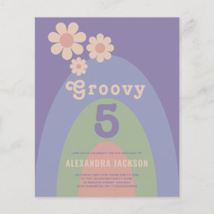 Flyer Orçamento de Festa de aniversario de meninas Retro