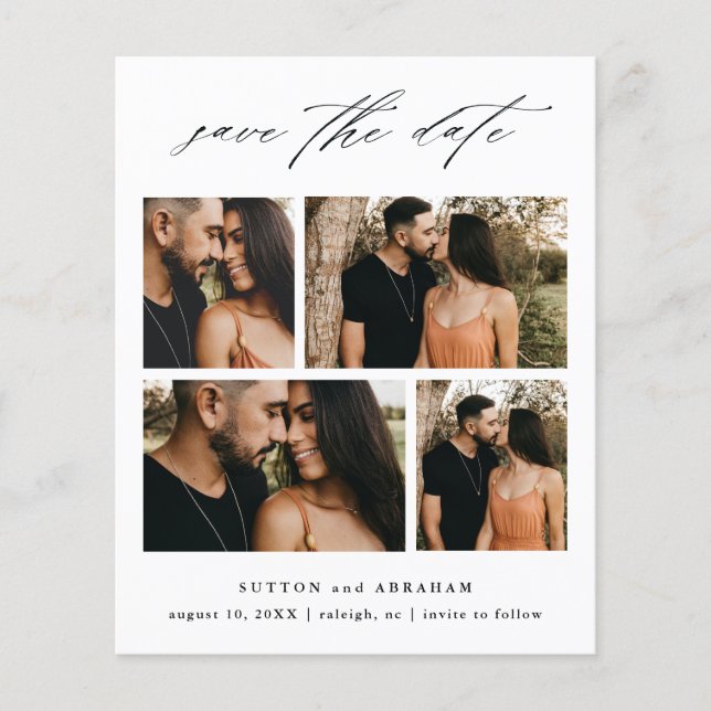 Flyer Orçamento de Scripto de Colagem de Fotos de Casame (Frente)